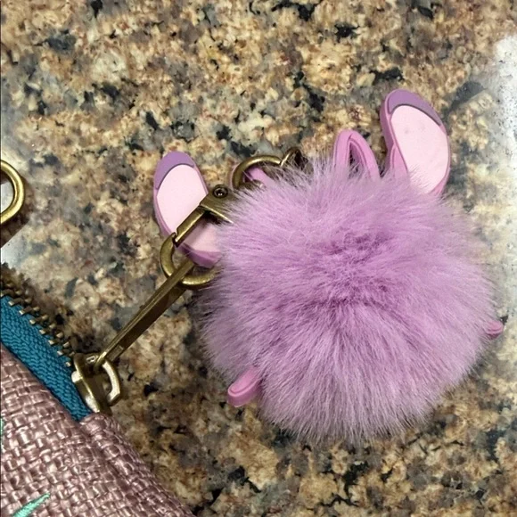 Stitch Crossbody Bag with Teal and Pink Accents - Picture 3 of 7